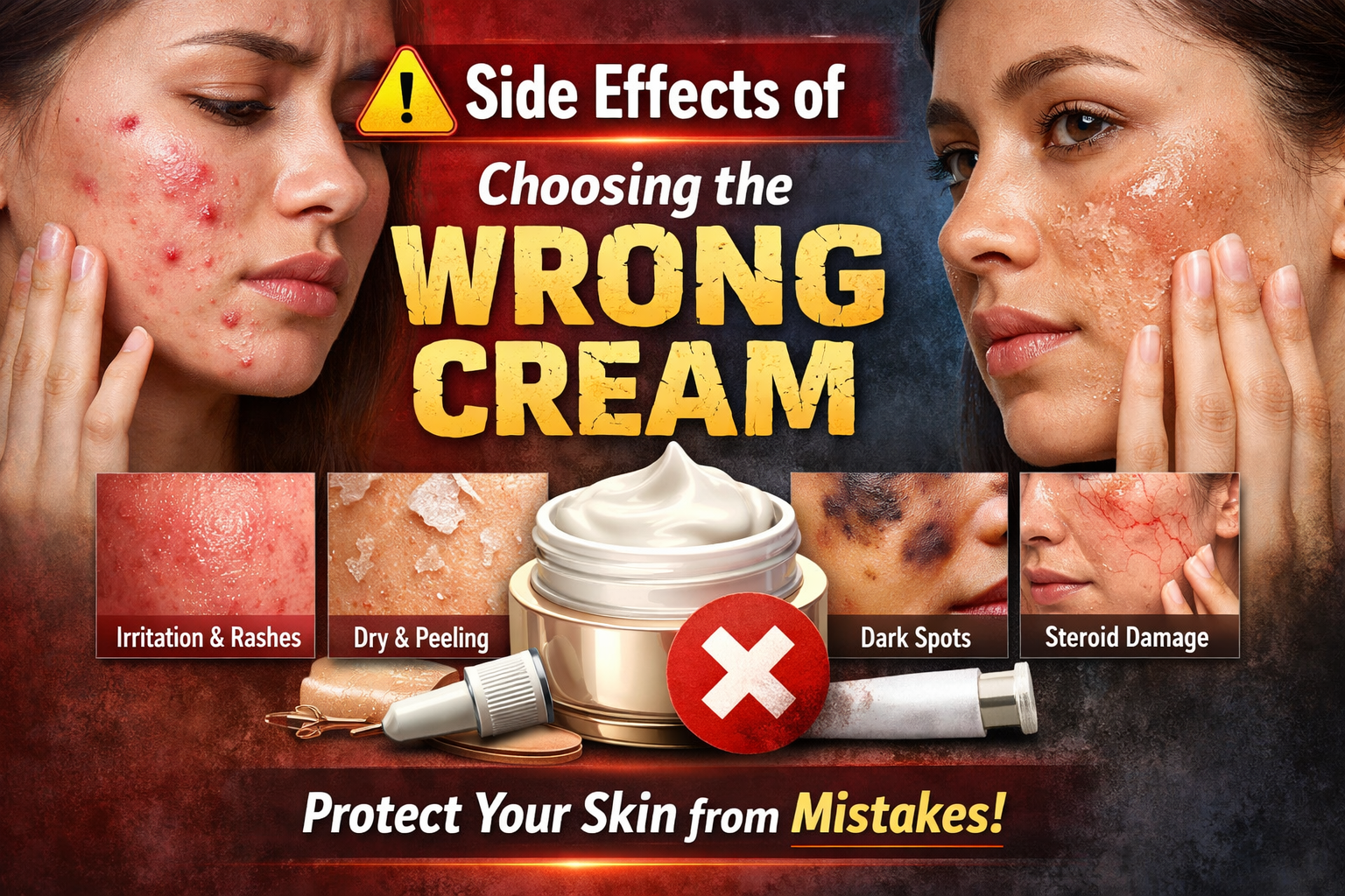 Side Effects of Choosing the Wrong Cream for Your Skin